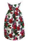 Later 1950s to Early 1960s Zinnia Floral Cotton Dress - NEW!