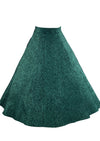Vintage 1950s Turquoise Flecked Skirt with Starbursts - NEW!