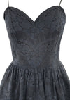 Vintage 1950's Black Lace Bombshell Lilli Diamond Dress - New!