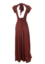 Vintage 1970s Garnet Coloured Maxi Dress - NEW!
