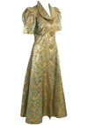 Stunning 1930s Silk Brocade Robe Coat - NEW!