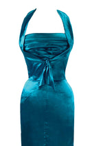 Recreation of Marilyn's Aqua Blue Satin Dress- New!