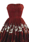 1950s Designer Shaheen Hawaiian Cotton Sundress- New!
