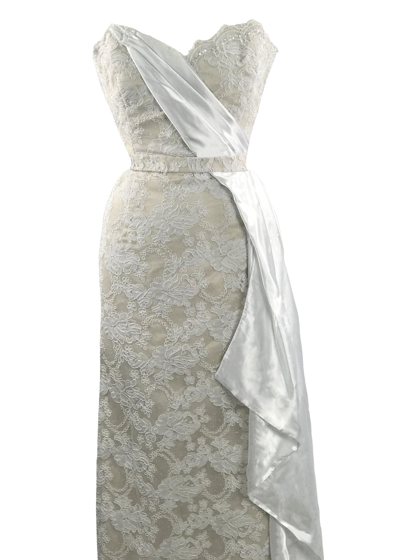 Recreation of Marilyn's Ivory Lace Gown- New!