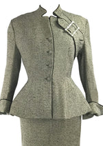 Early 1950s Lilli Ann Flecked Wool Designer Suit- New!