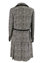 Vintage 1960s Op-Art Dress and Jacket Ensemble- NEW!