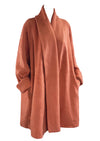 Vintage Hilary Bradley Designer Coral Cashmere Coat- NEW!