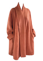Vintage Hilary Bradley Designer Coral Cashmere Coat- NEW!