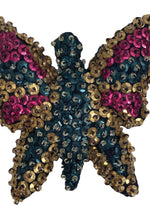 1940s Deadstock Butterfly Sequin Brooch- New!