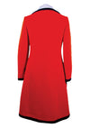 1960s Couture Lilli Ann Red Mod Coat- New!