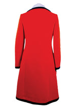 1960s Couture Lilli Ann Red Mod Coat- New!
