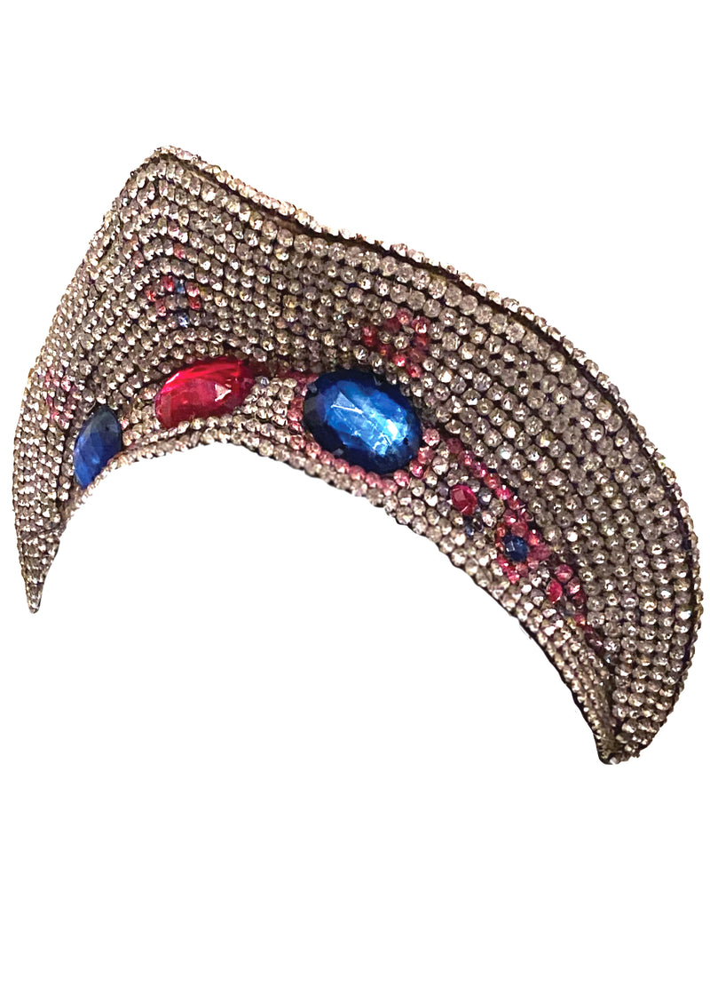 Vintage 1920s - 1930s Rhinestone Kokoshnik Headpiece- NEW!