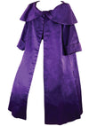 Luxurious 1950s Purple Silk Satin Opera Coat- New!