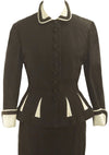 Spectacular 1950s Brown Wool Lilli Ann Suit - New!