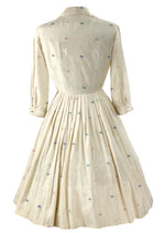 Late 1950s to early 1960s Silk David Barr Designer Dress- NEW!