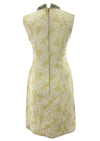 1960s Floral Yellow & White Dress & Coat Ensemble - New!