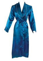 1950s Ocean Blue Blue Chinese Loungewear Pyjama Set- NEW!