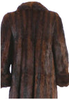 Original 1950s Lush Mahogany Mink Full Coat