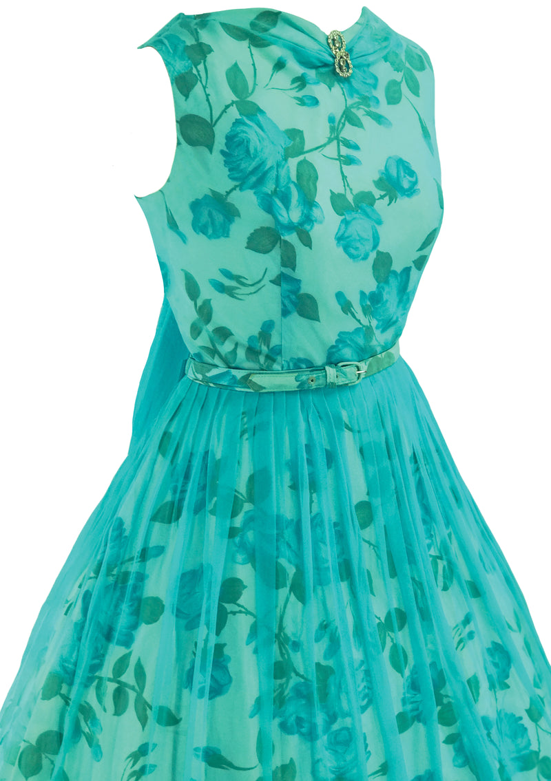 Aqua blue deals cocktail dress