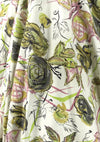 1950s Green Roses, Pink Butterflies & Glitter Skirt - New!