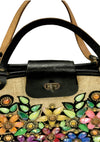Vintage 1960s Edith Collins Jewelled Canvas Handbag - New!