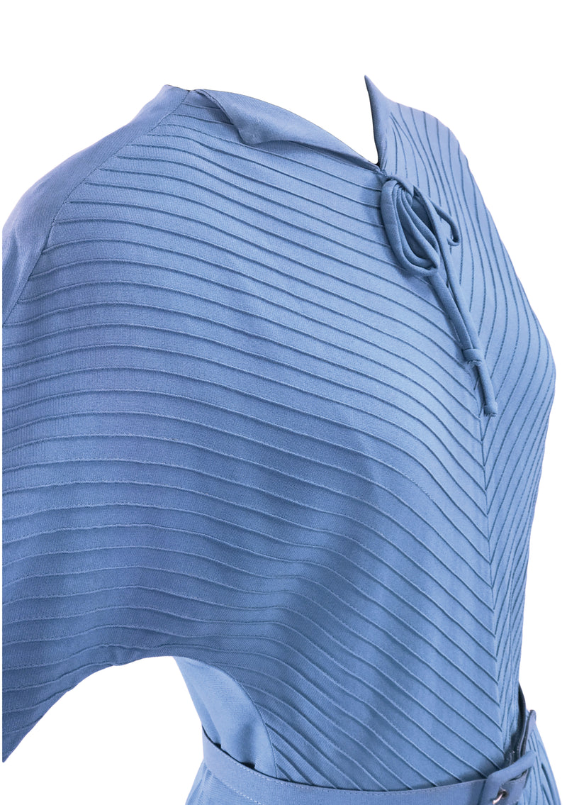 Vintage 1940s Lavender Rayon Crepe Dress  - New!