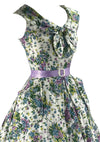 Vintage 1950s Pink, Purple and Blue Floral Sprays- New!