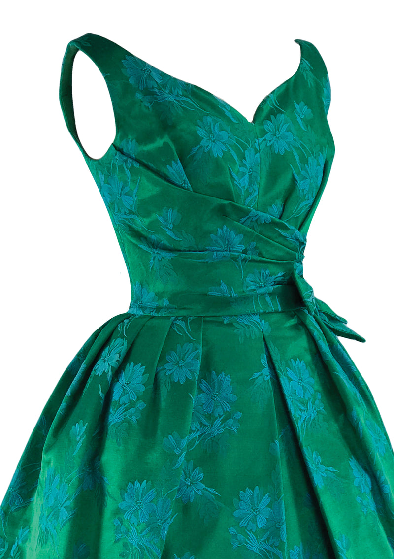Brocade party hot sale dress