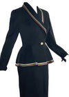 Sophisticated 1950s Designer Lilli Ann Black Suit- New!