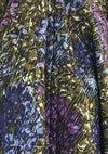 Vintage 1950s Hydrangea Quilted Cotton Skirt- New!