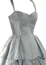 1950s Designer Suzy Perette Silk Satin Party Dress - New !