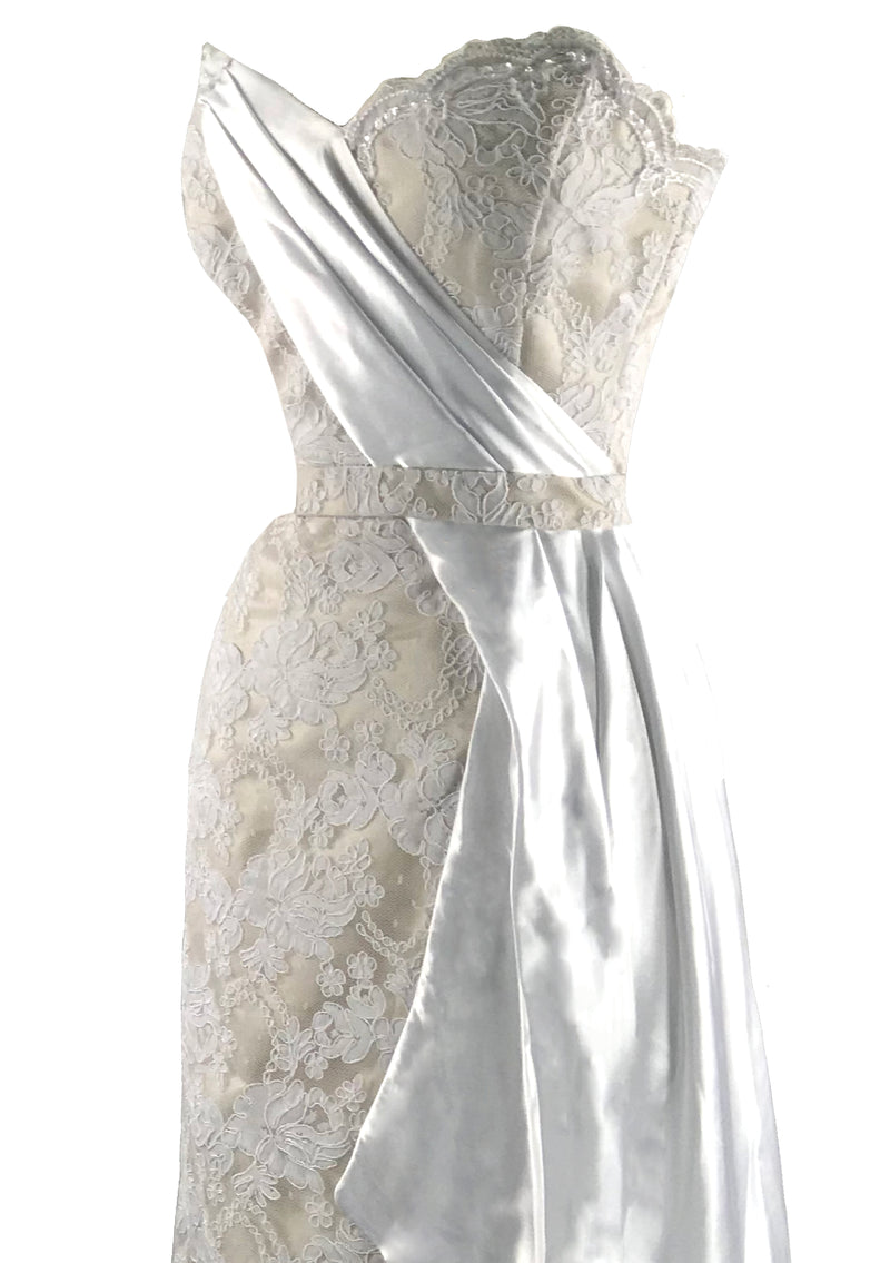Recreation of Marilyn's Ivory Lace Gown- New!