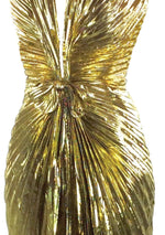 Amazing Travilla Designer Gold Marilyn Gown  - New!