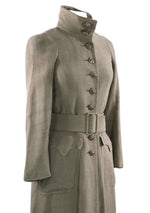 Rare Late 1960s BIBA Taupe Coat - New!