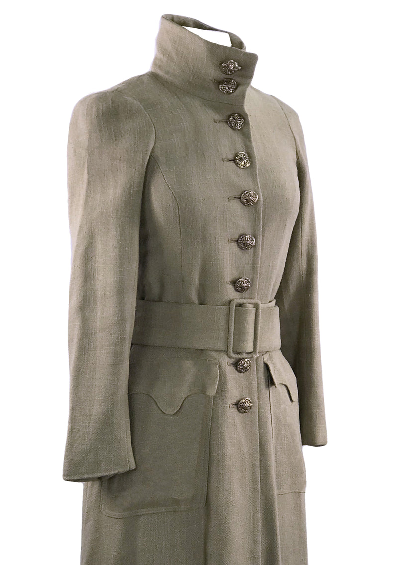 Rare Late 1960s BIBA Taupe Coat - New!