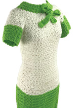 Vintage 1960s does 1930s Crochet Dress  - New!