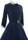 Vintage 1950s Navy New Look Dress- New! (ON HOLD)