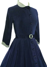 Vintage 1950s Navy New Look Dress- New! (ON HOLD)