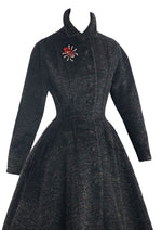 Stunning 1950s Lilli Ann Designer Princess Coat- New!