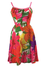 Vintage 1960s De Weese Bright Floral Sundress- New!