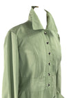 Vintage 1970s Celery Green Lightweight Coat - New!