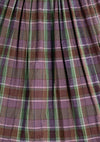 1950s Purple and Green Plaid Cotton Dress- New!