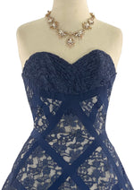Stunning 1950s Blue Lace Cocktail Dress - New! (RESERVED)