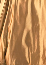 Vintage 1950s Liquid Rose Gold Silk Satin Party Dress - New!