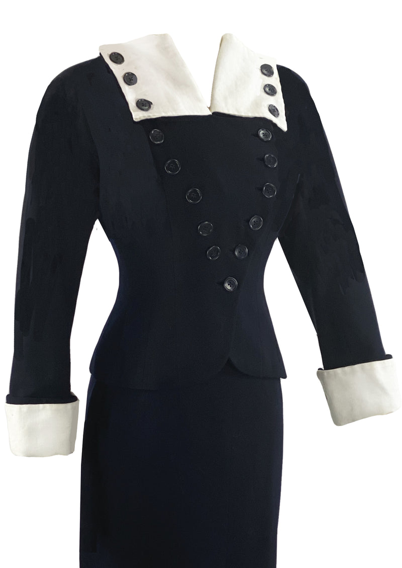 Impeccable Vintage 1940s Navy Nautical Suit - NEW!