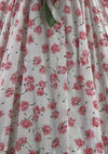 1950s Gilden Pink Rose Print Cotton Dress- New!