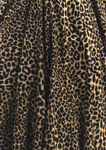 Sensational Wild Cat Cotton Dress 1980s does 1950s- New!