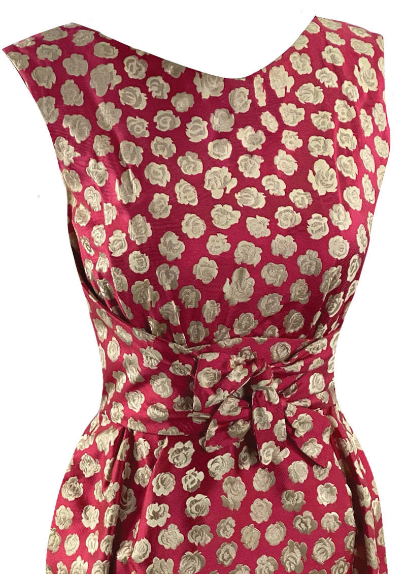 Late 1950s to Early 1960s Rouge Pink Dress - New!