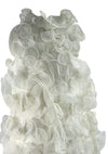 Vintage 1960s Ivory Organza Ruffle Dress- New! (ON HOLD)