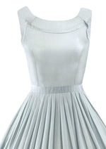 Lovely 1950s Carlye Powder Blue Cotton Dress - New!
